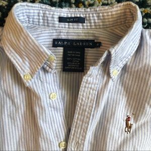 Ralph Lauren - Light blue and white pinstripes